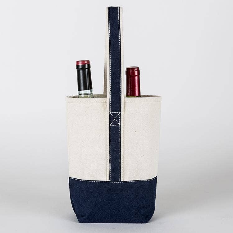 2- Bottle Canvas Wine Tote