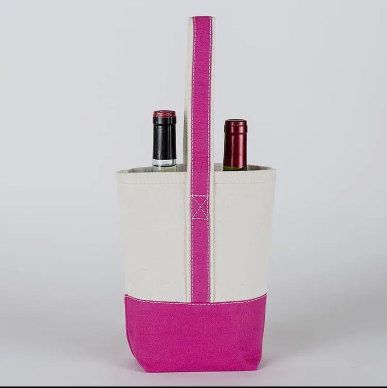 2- Bottle Canvas Wine Tote