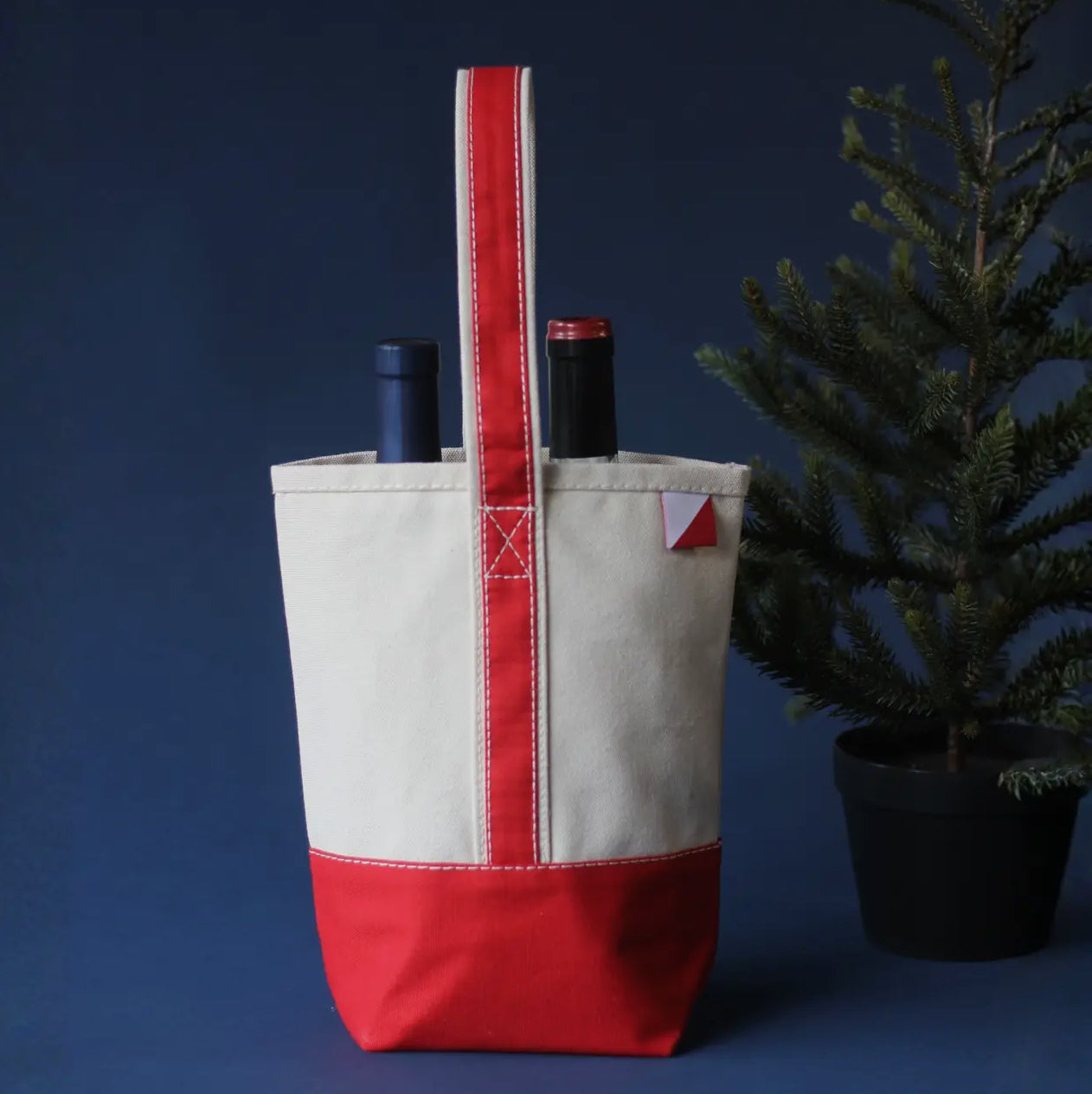 2- Bottle Canvas Wine Tote