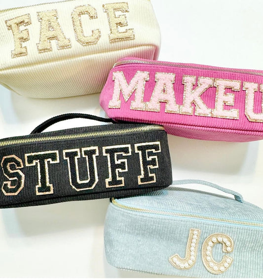 Corduroy Open Top Bag