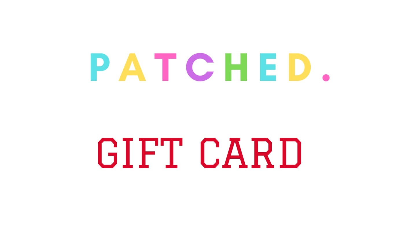 PatchedDesigns Gift Card